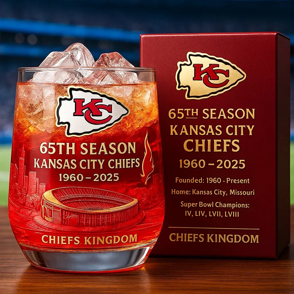 Football Team Anniversary Whiskey Glass Collection