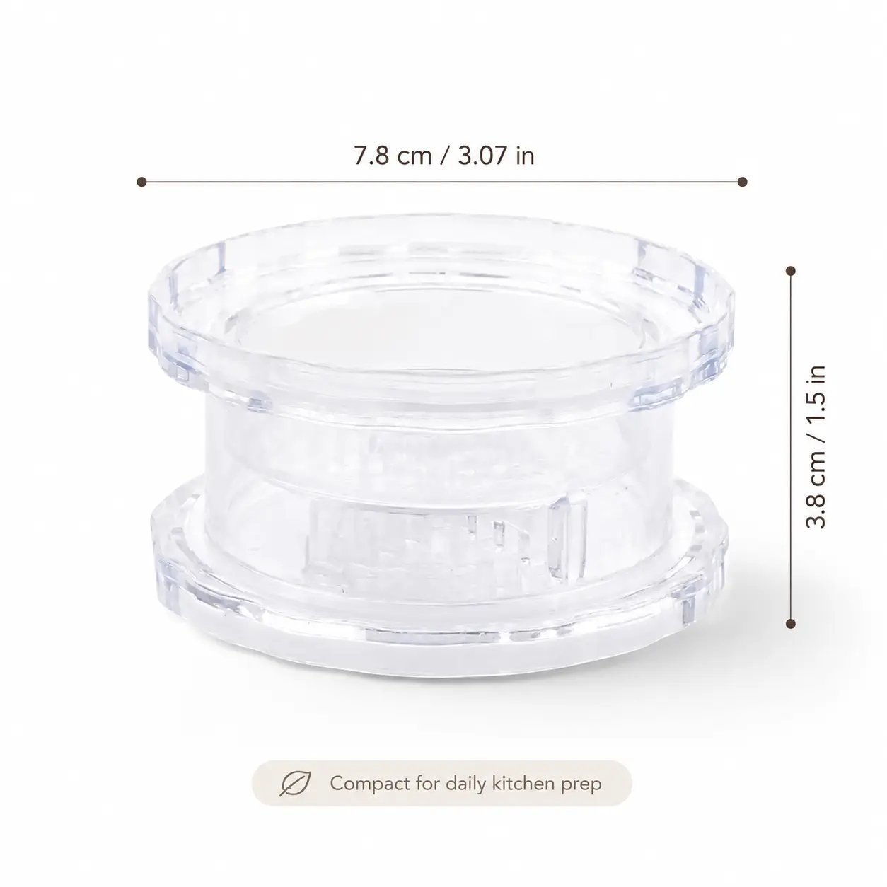 ⚡️Last Day 70% OFF - 🧄2PCS Clear Manual Garlic Twister and Ginger Mincer Tool