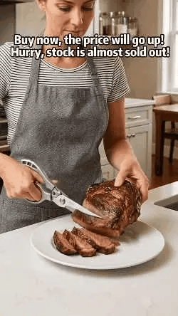 ✂️ LIMITED TIME 70% OFF! ⚡ Heavy-Duty Multifunction Kitchen Shears – 4-in-1 Tool with Fish Scaler, Bottle Opener & Safety Lock 🔪