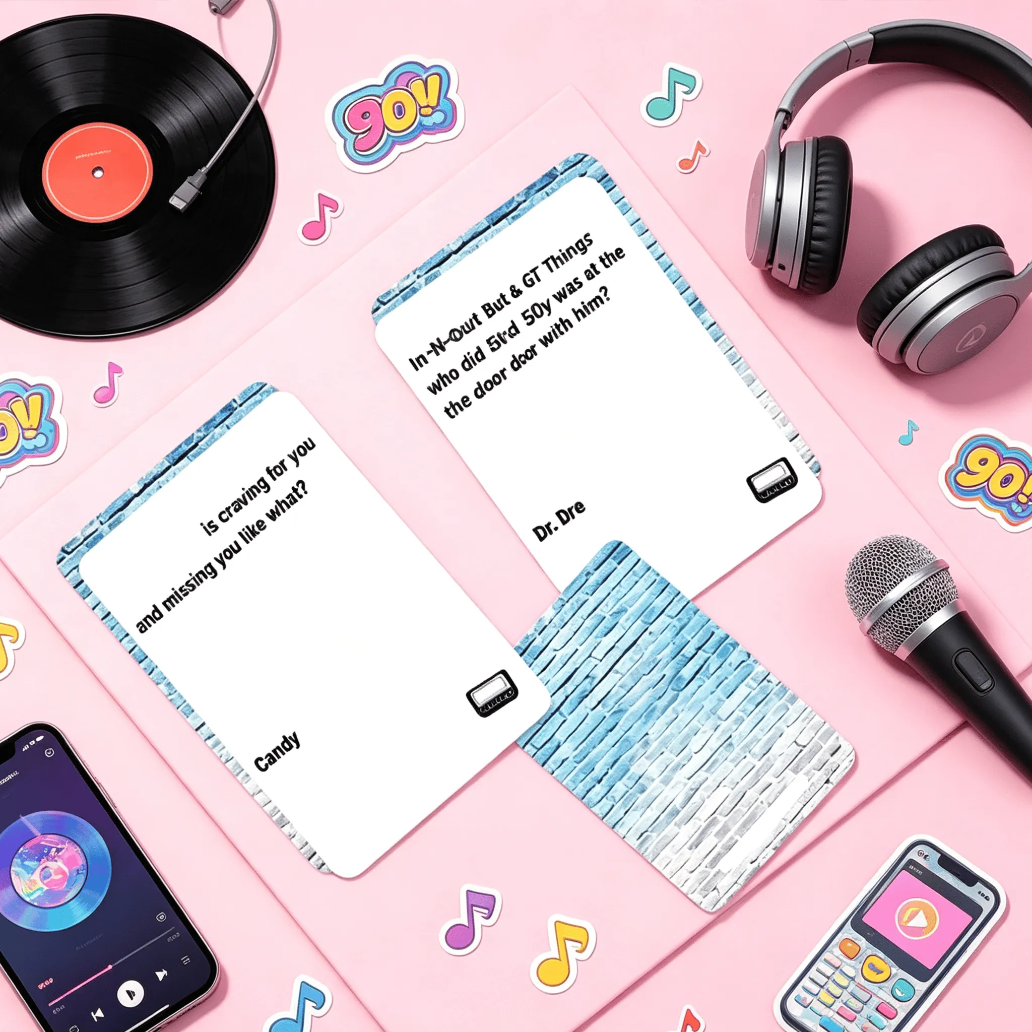 🔥Last 40pcs🎉-Lyrics Pop Quiz Pop Quiz 90s & 2000s Edition Music Trivia Game