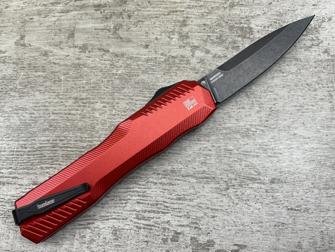 ⚡Last Day 70% OFF丨Kershaw 9000R Matt Diskin OTF AUTO Knife (🎉50th Anniversary Edition🎉)