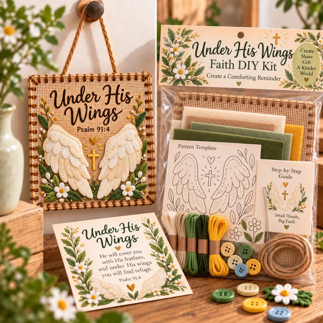 🔥Limited time 70% OFF -🧵🌿Psalms Fabric Weaving DIY Kit - Weave Your Favorite Psalms into Something Beautiful