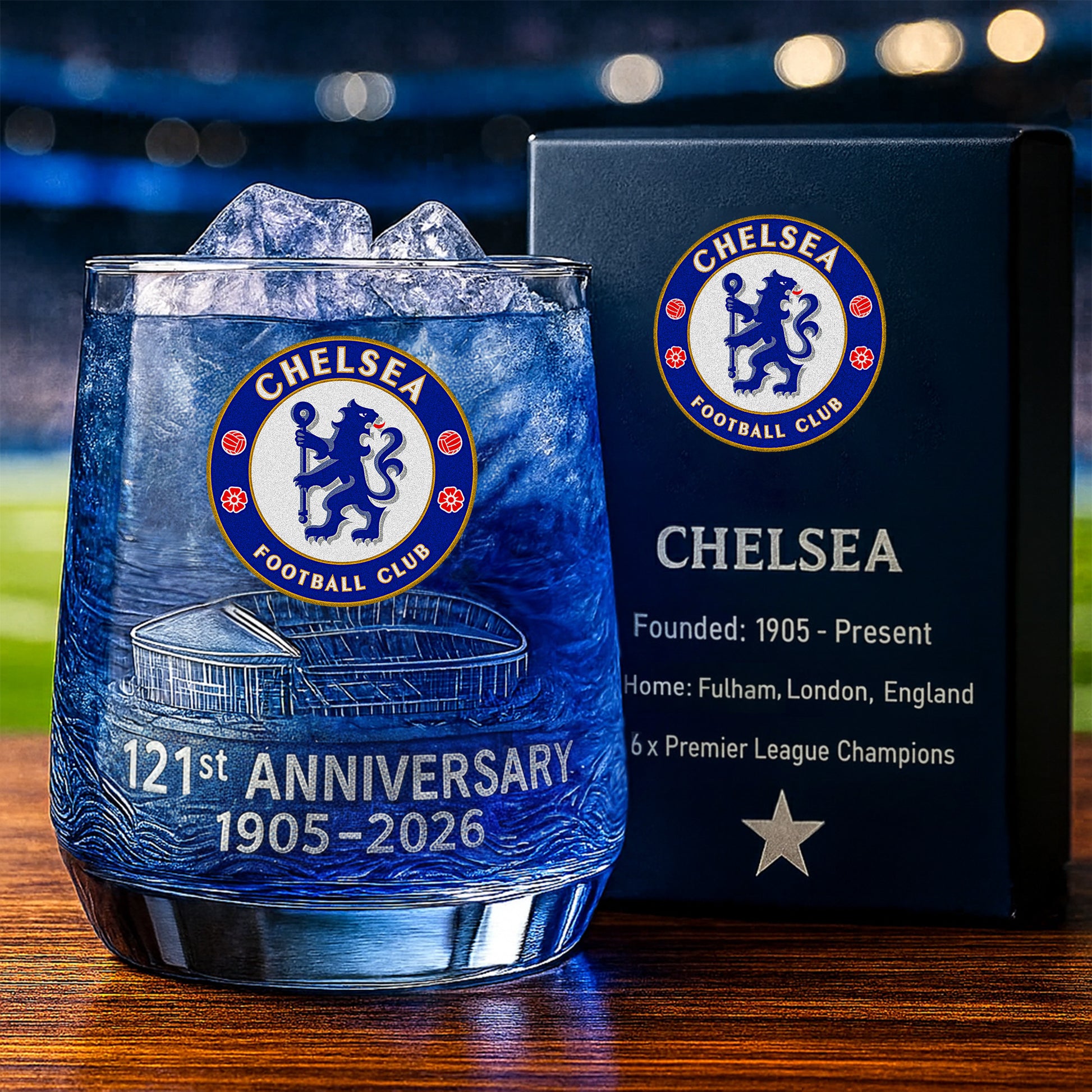⚽Premier League Heritage Anniversary Collectible Whiskey Glass