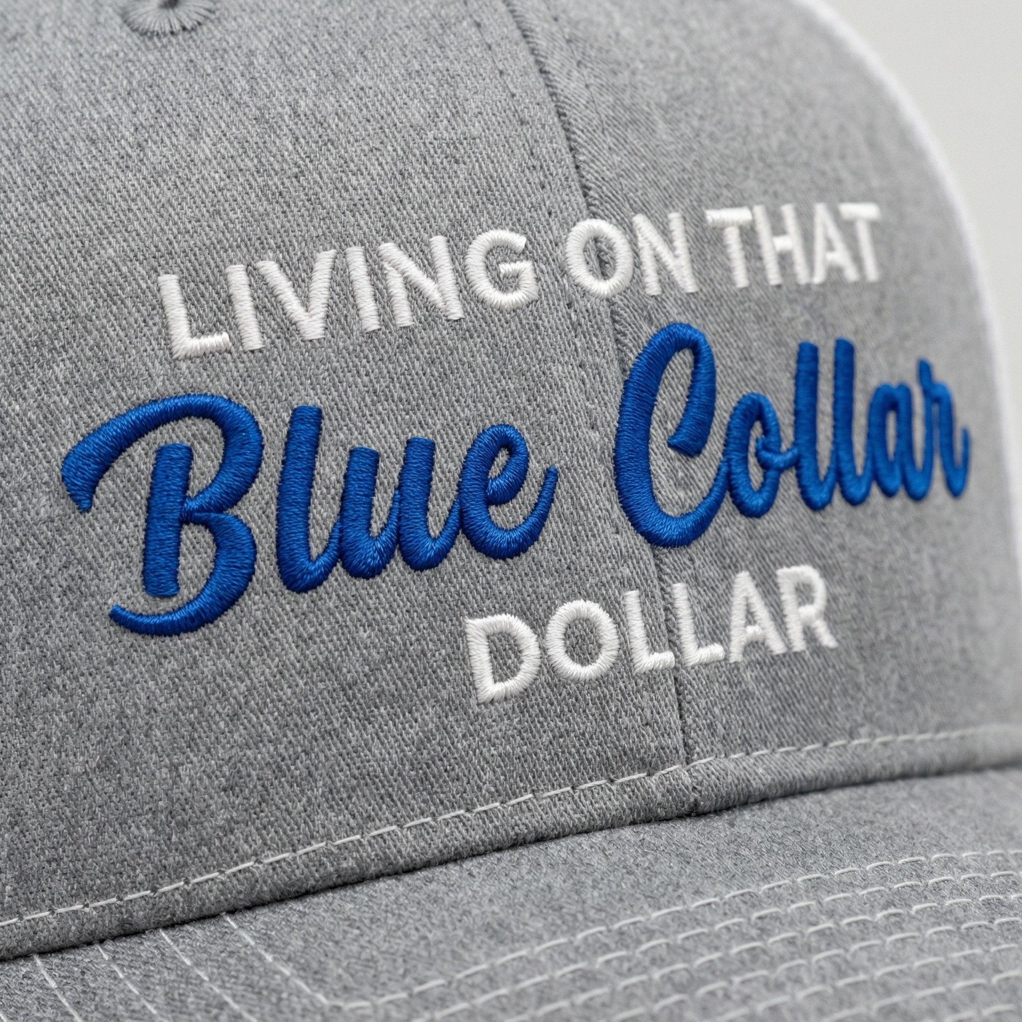 🔥LAST DAY 49% OFF-🛠️🧢Blue Collar Dollar Trucker Hat – Proud Workwear Cap