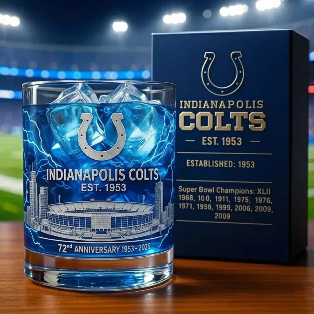 Football Team Anniversary Whiskey Glass Collection