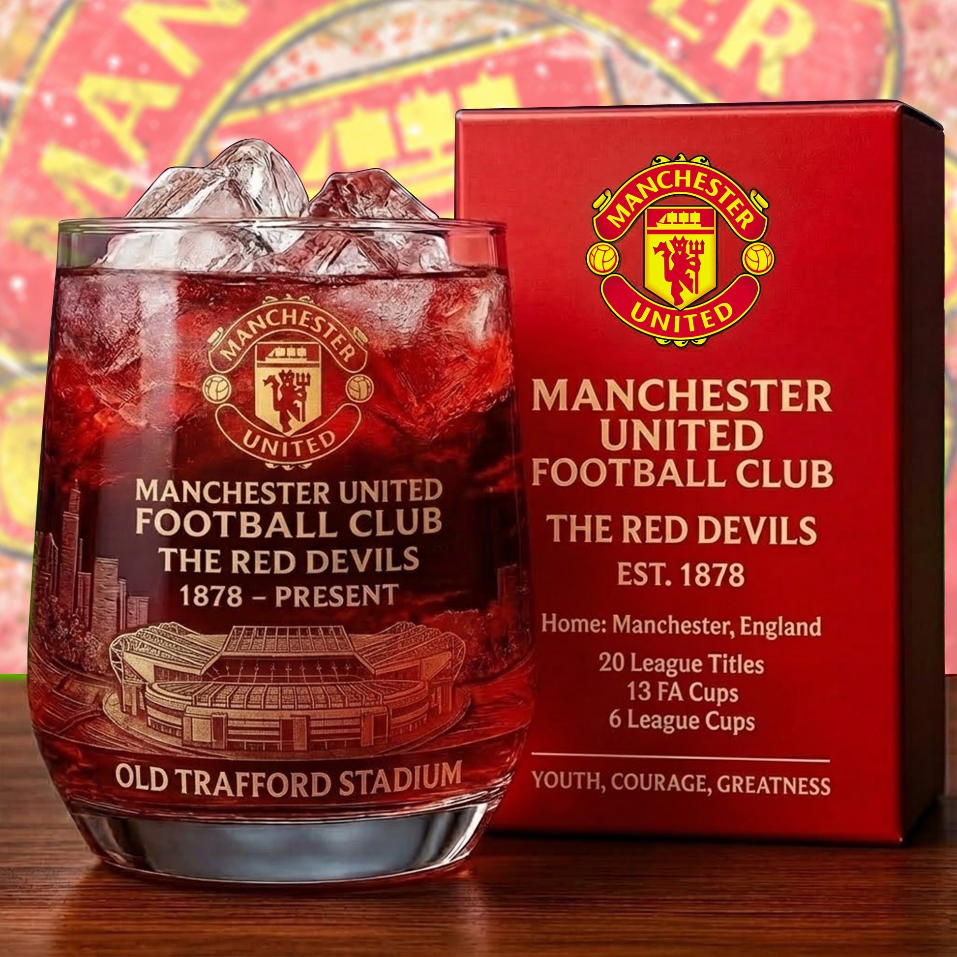 ⚽Premier League Heritage Anniversary Collectible Whiskey Glass