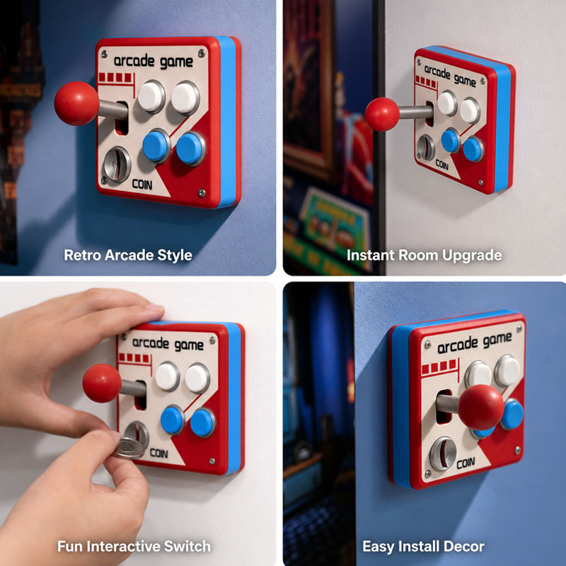 🎁Last Day Promo: 50% OFF - Retro Arcade Switch Panel