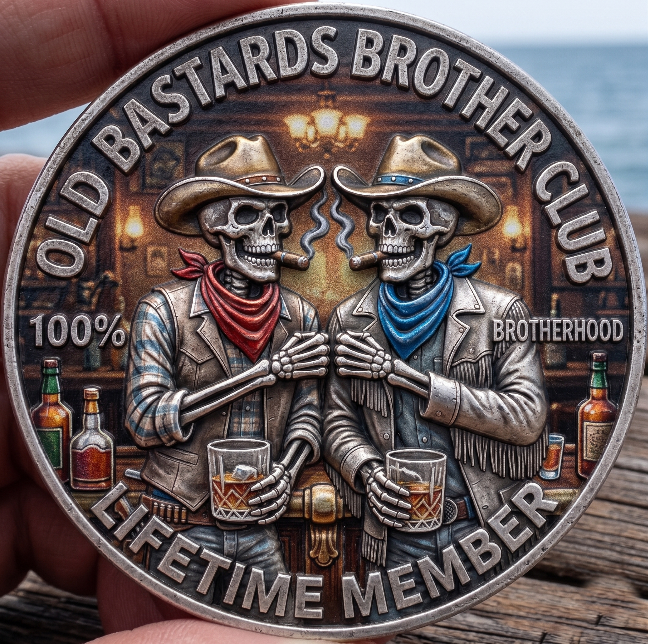 🏆Before Father’s Day 40% OFF- 🪙 OLD BASTARDS BROTHERHOOD COIN