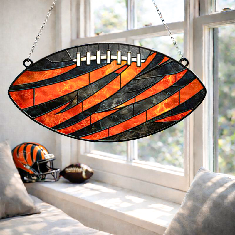 🔥Limited Edition🎁Football Team Suncatcher🏈 Perfect Gift for True Football Fans