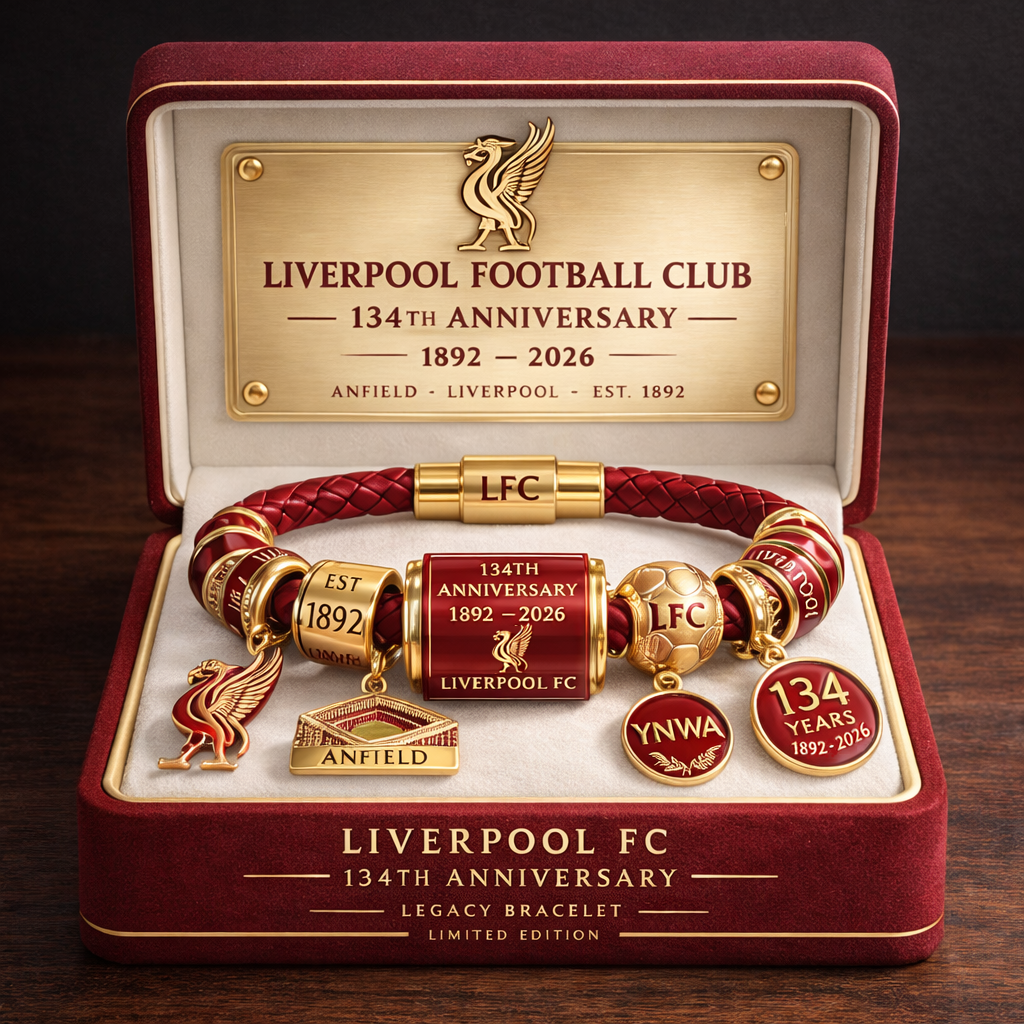 Liverpool FC 134th Anniversary Collector Bracelet