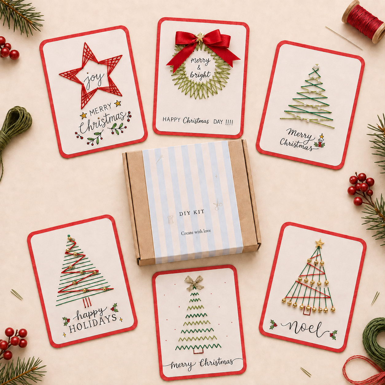 🔥Limited time 70% OFF -🎄Merry & Bright Christmas DIY Kit