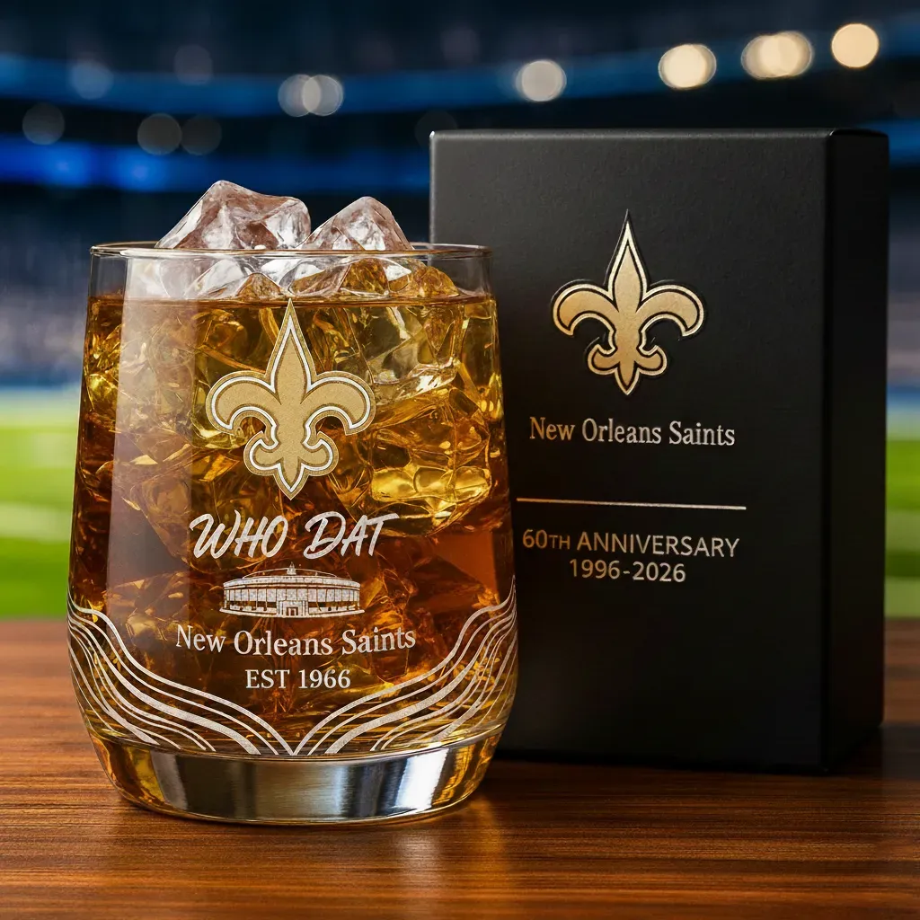 🔥Limited Edition🎁Football Team Anniversary Whiskey Glass Collection🚛Buy 2 Get Free Shipping