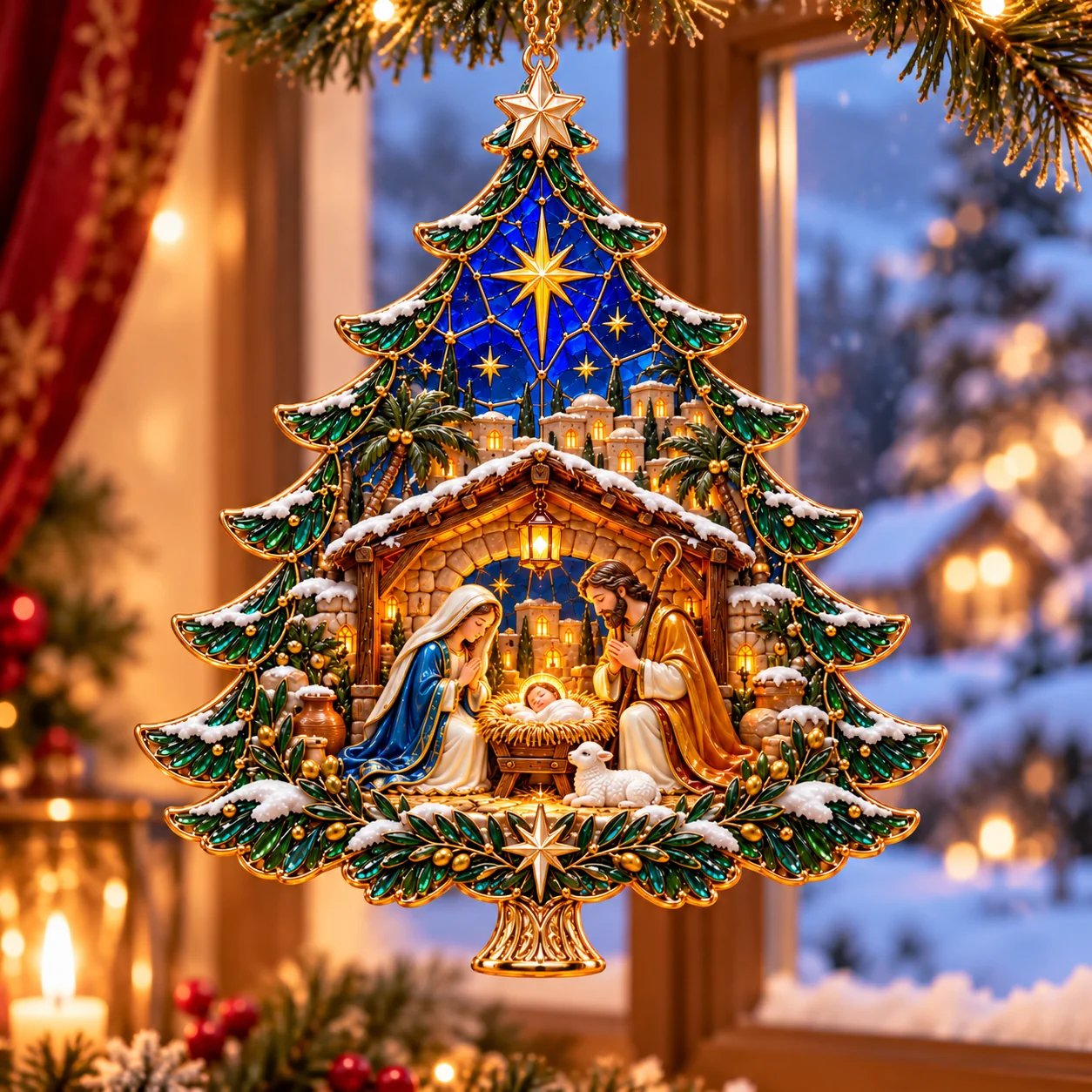 🔥Limited time 70% OFF - 🎄✝️2026 Nativity Christmas Tree Ornament - Bring Faith & Joy to Your Christmas Tree