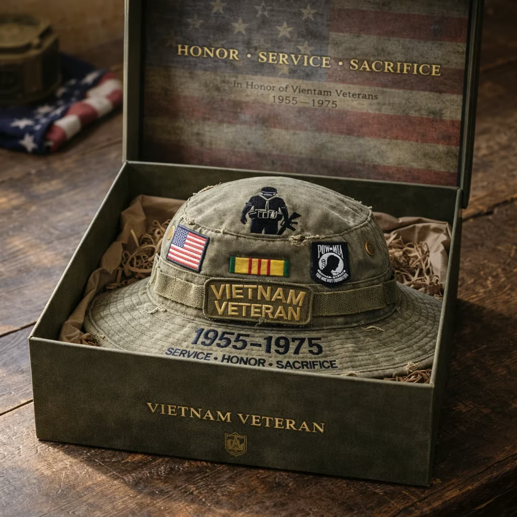 🔥LAST DAY 49% OFF - 🎖️Vietnam Veteran Tribute Boonie Hat – Honor Their Service & Sacrifice – Durable Tactical Outdoor Sun Hat