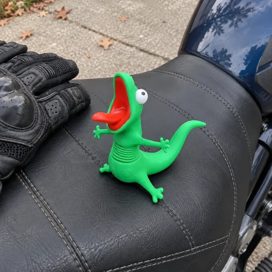 Motorcycle seat display