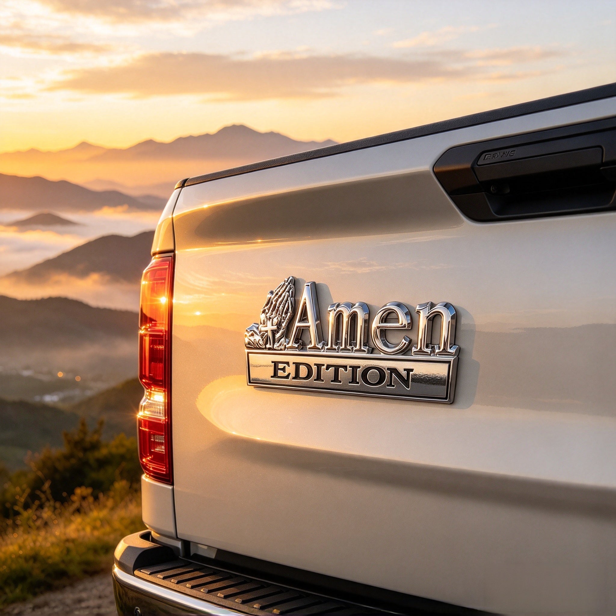 🔥Last 75pcs🎉 - 🙏 AMEN EDITION METAL CAR EMBLEM 🚗 | Declare Your Faith. Drive with Power. ⚡