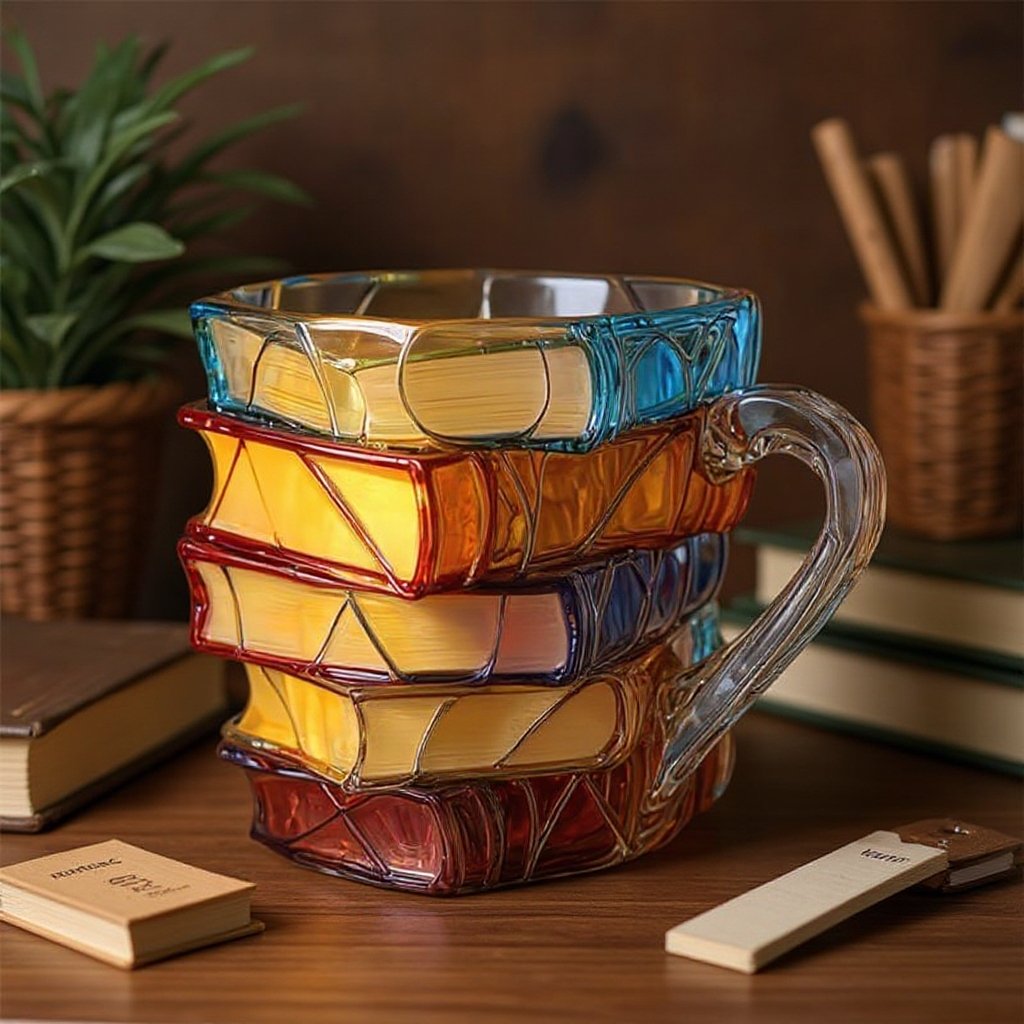 🎄Christmas Sale 49% Off❄️Novelty 3D Painted Book Mug— Where Literature Meets Art in Your Morning Routine 📚☕