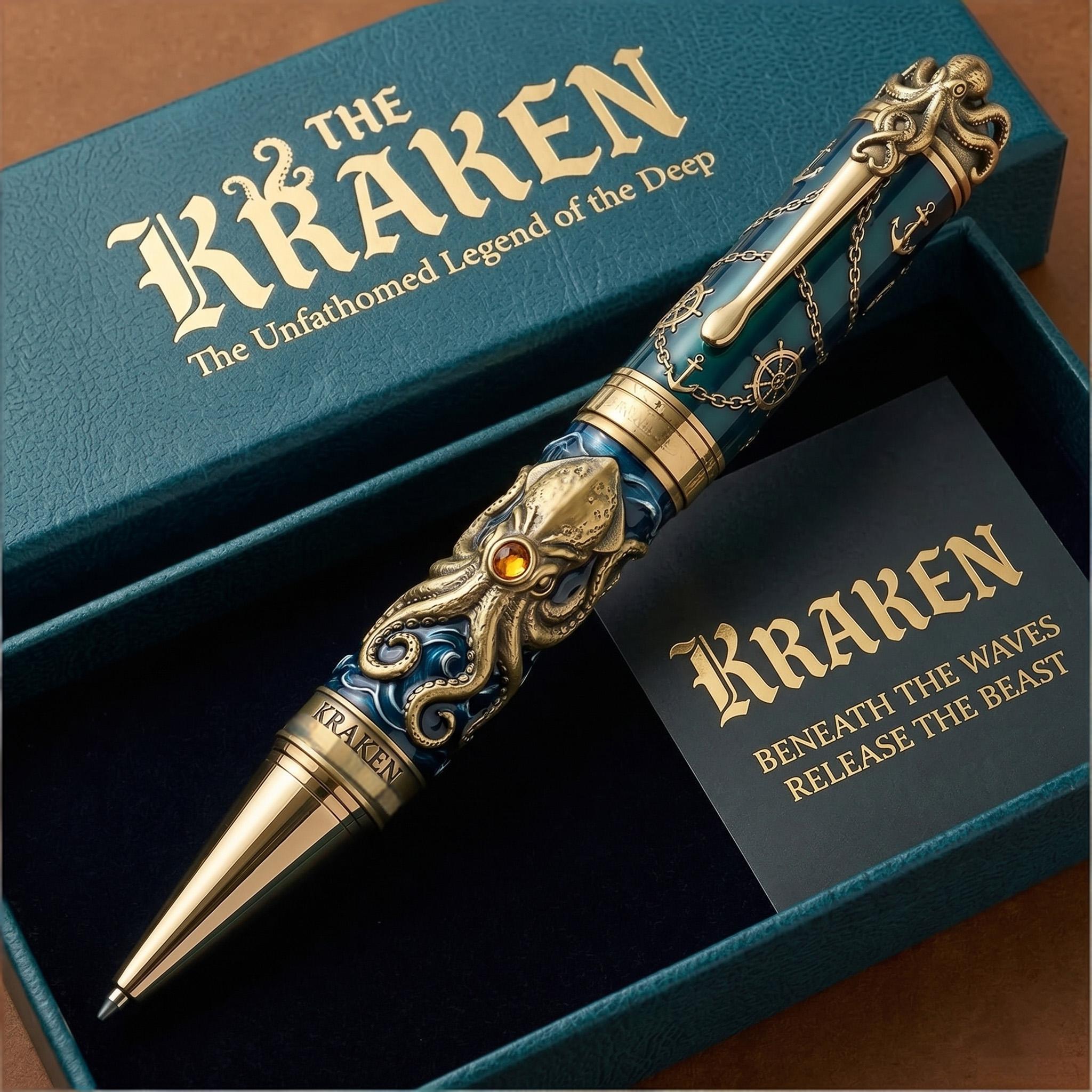 🔥Limited Edition - 🐙🖋️The Kraken Ballpoint Pen
