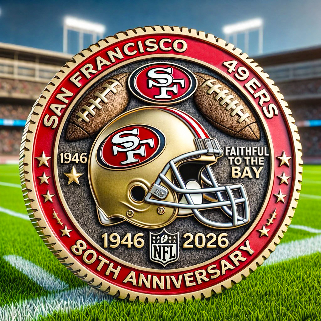 🔥Limited Edition🎁Football Team Anniversary Coin🏈 Perfect Gift for True Football Fans