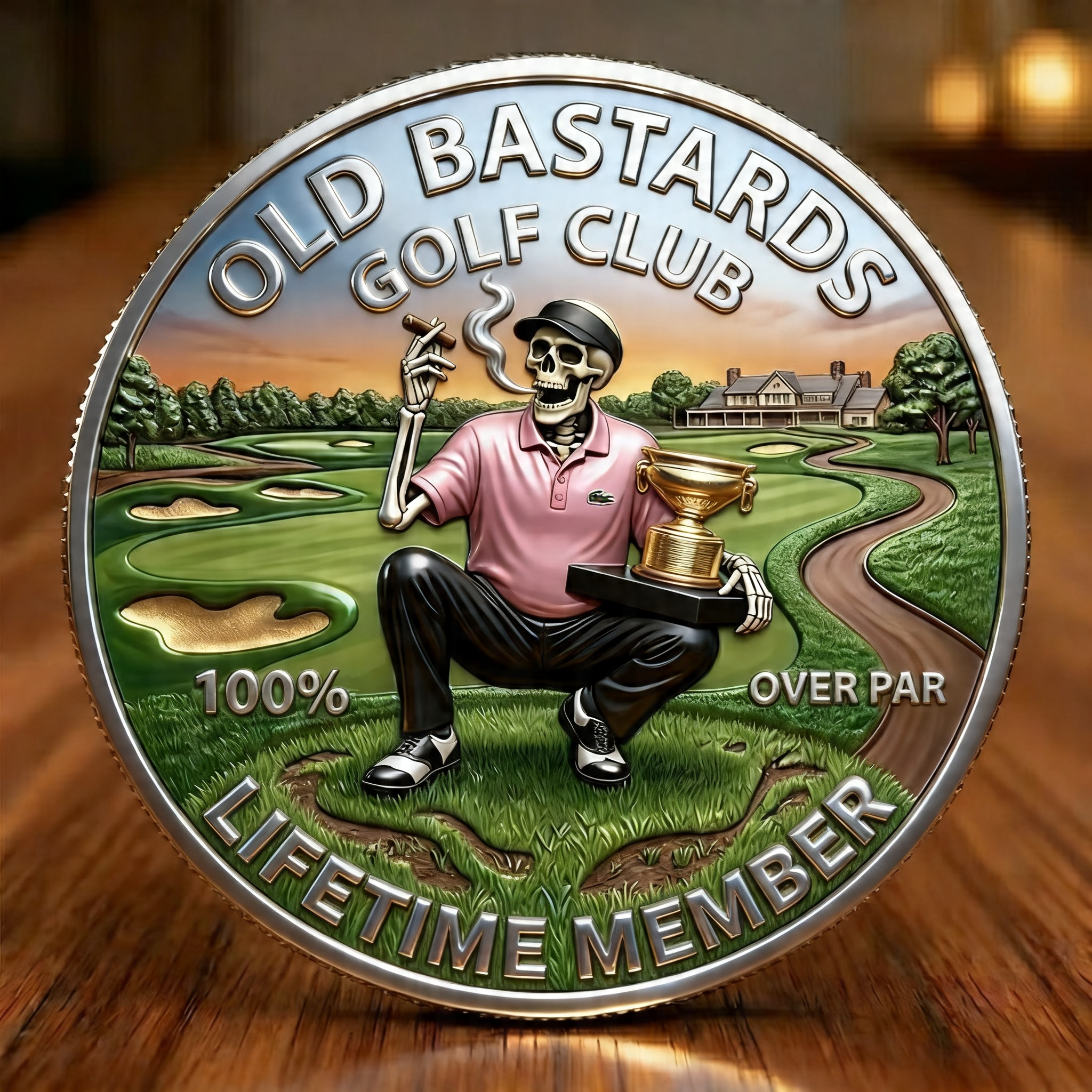 ⛳Last Day 50% OFF -The Eternal Golfer’s Challenge Coin