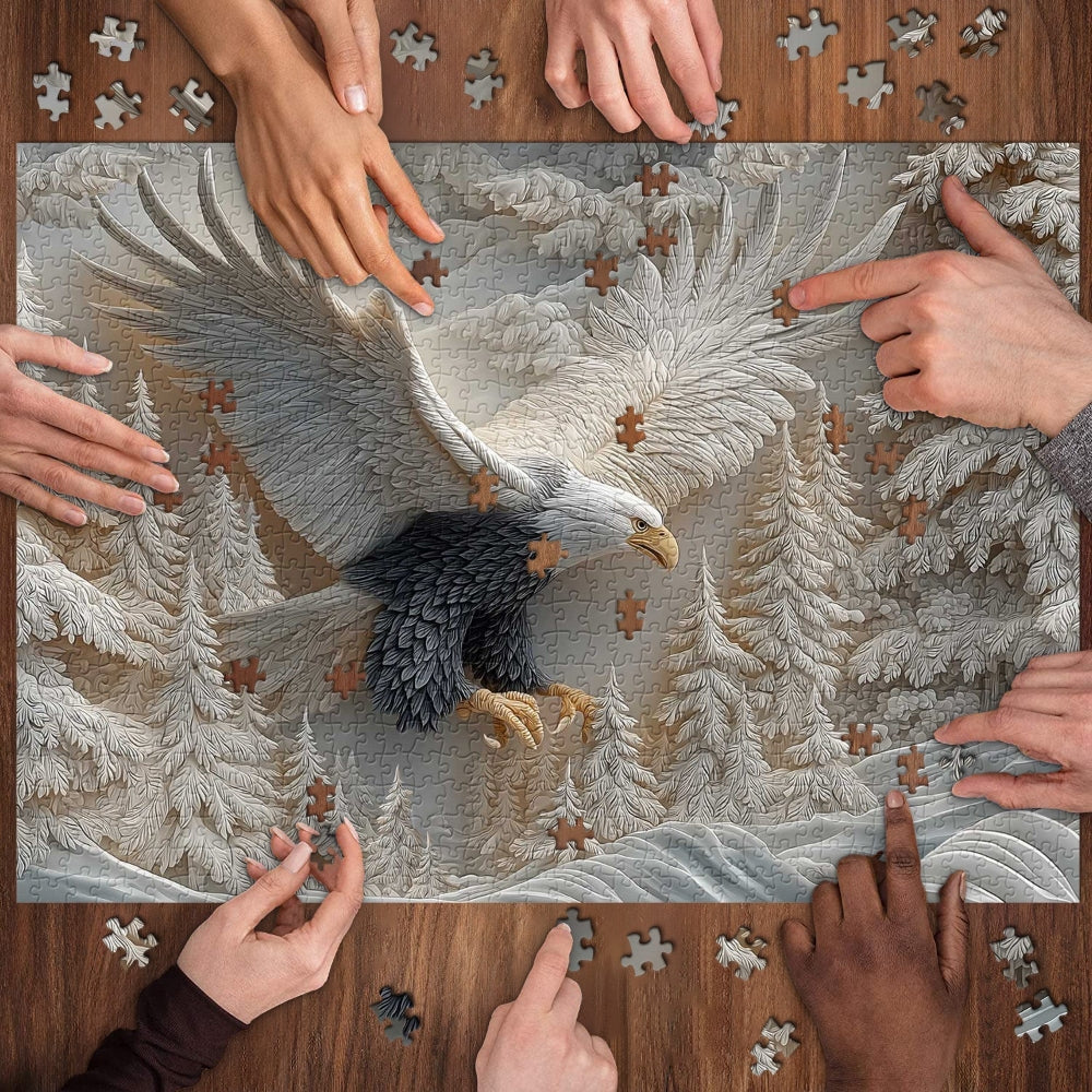 The Carved Eagle Jigsaw Puzzle 1000 Pieces