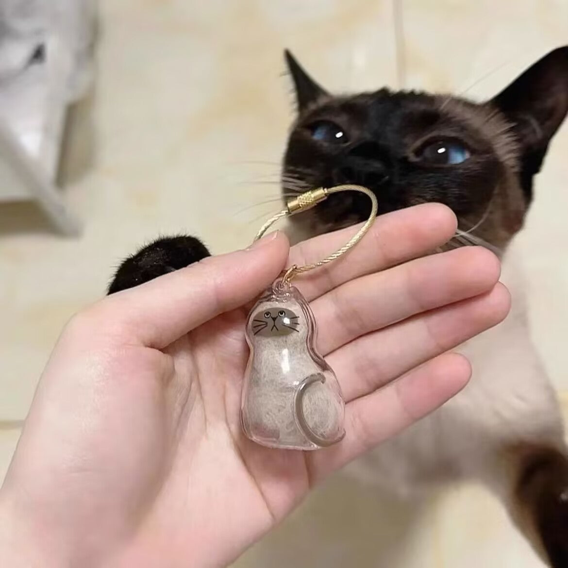 Fur-ever Loved Cat Hair Memorial Pendant
