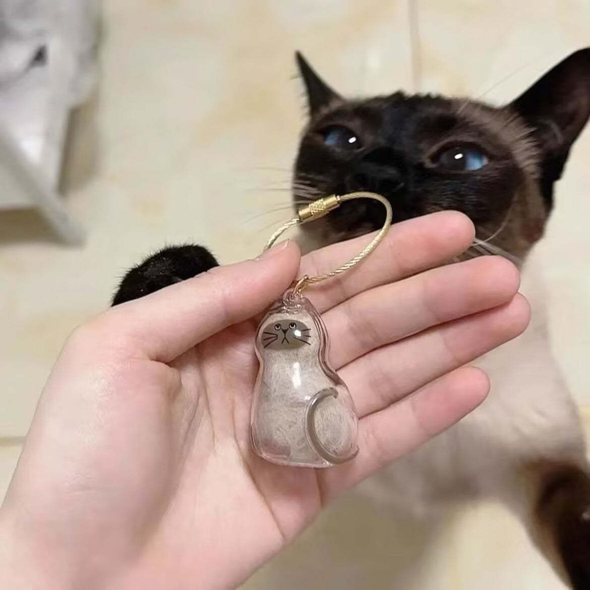 Fur-ever Loved Cat Hair Memorial Pendant