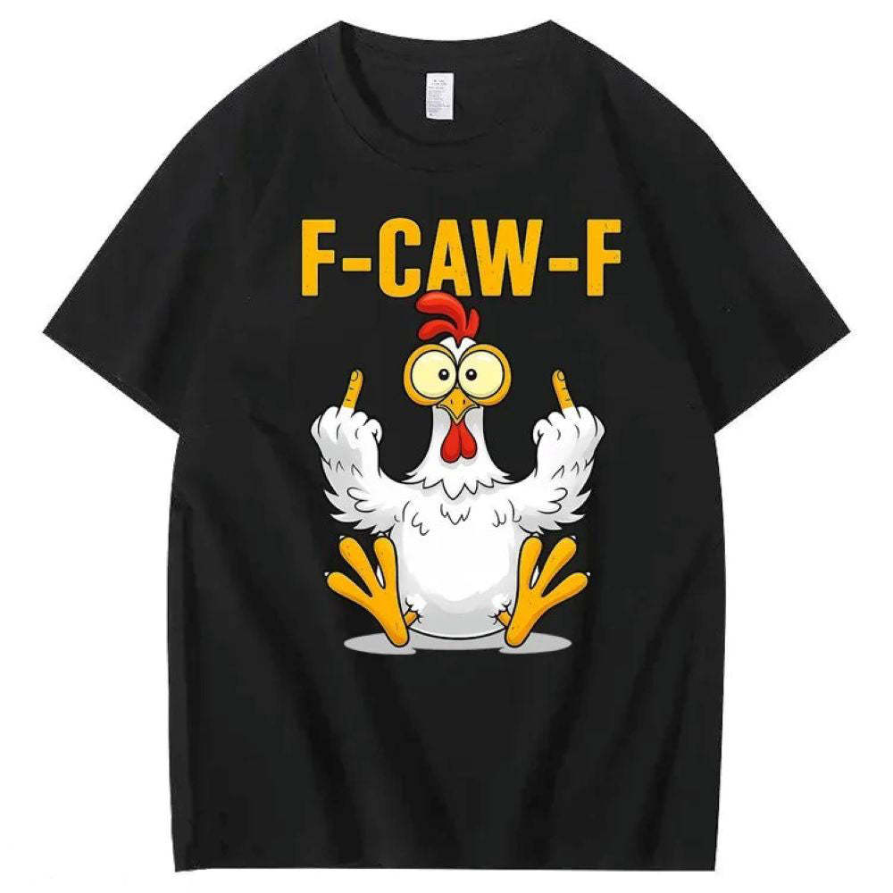 F-Caw-F Chicken Cotton T-Shirt