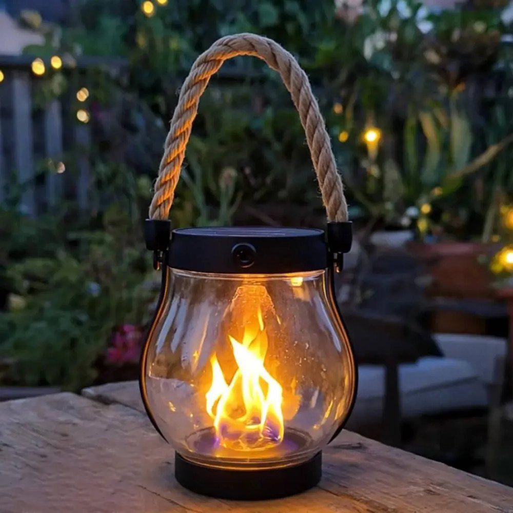 Flame Lamp - Solar Flicker Lantern for Outdoors
