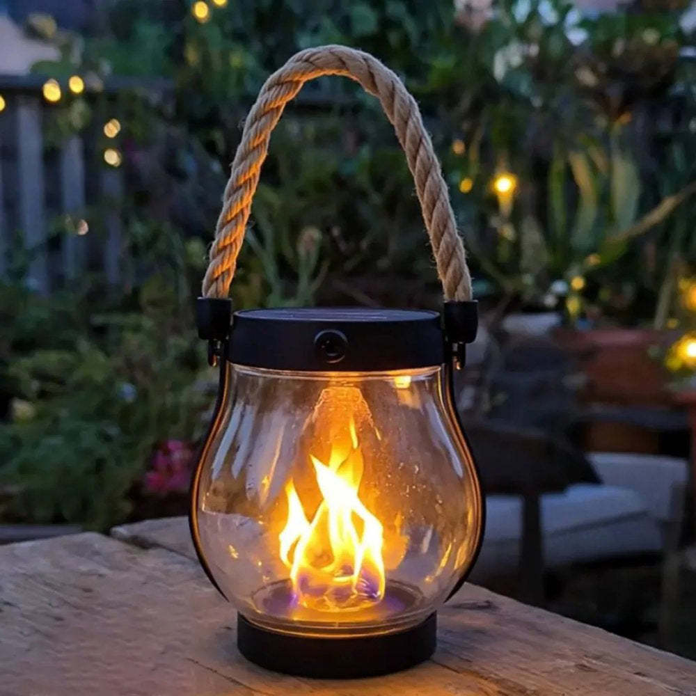 Flame Lamp - Solar Flicker Lantern for Outdoors