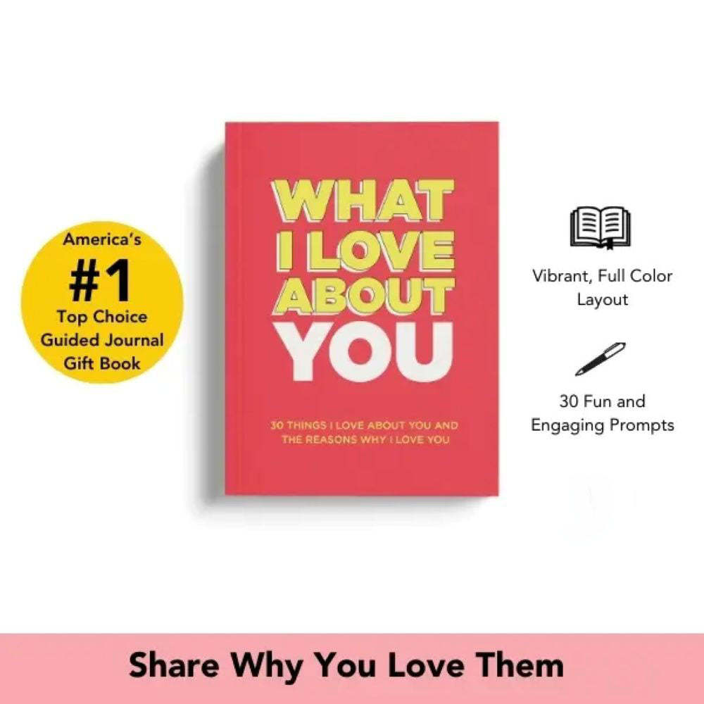 What I Love About You - Why I Love You Fill-in-the-Blank Gift Book