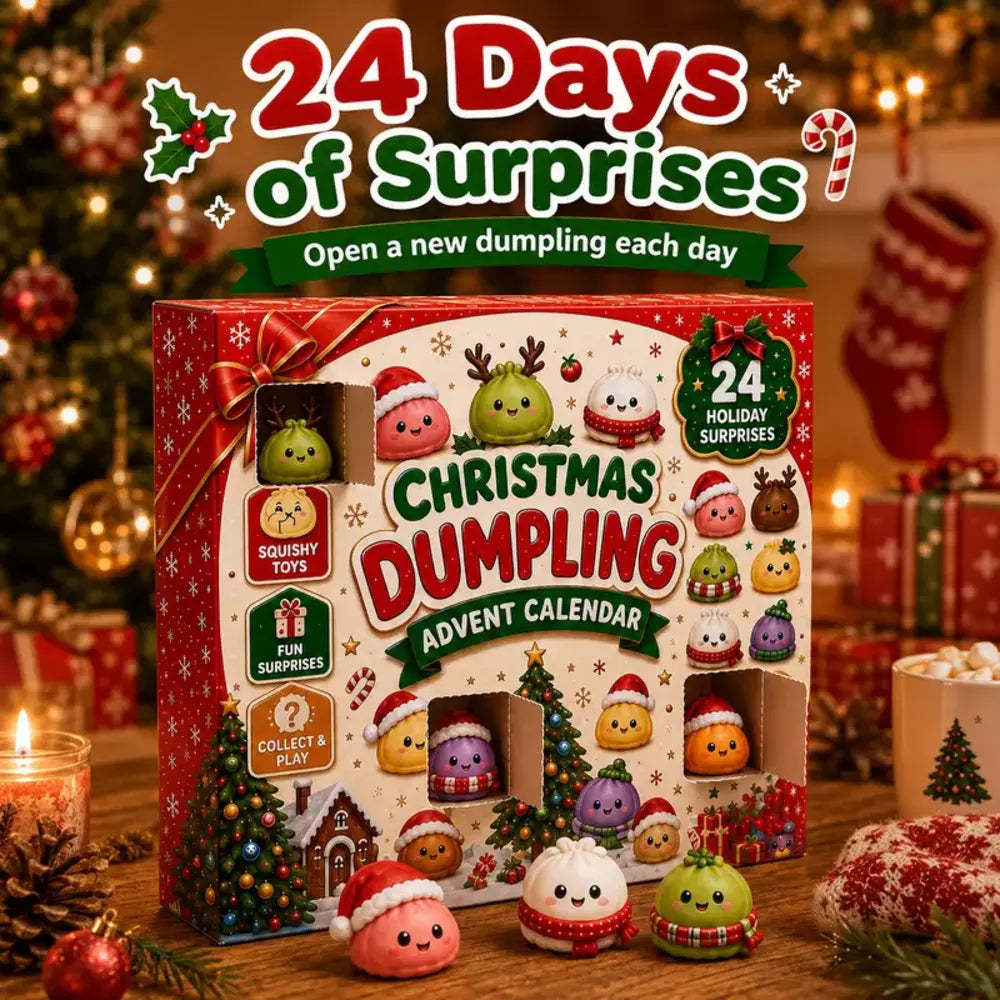 24-day Christmas countdown calendar with numbered surprise compartments