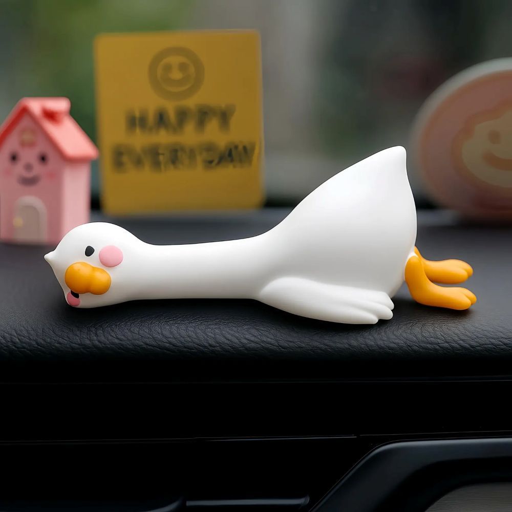 Mini Duck Desk Ornaments - So Tired Lazy Duck