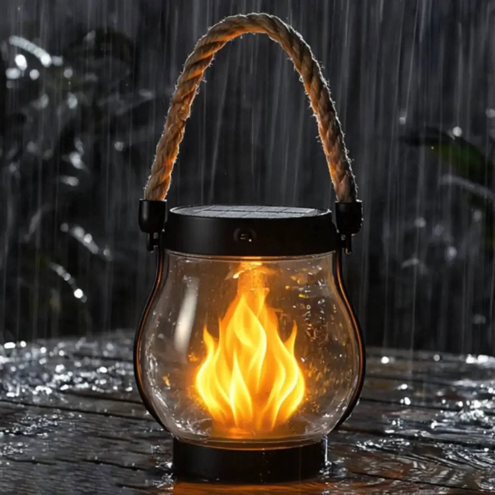 Flame Lamp - Solar Flicker Lantern for Outdoors