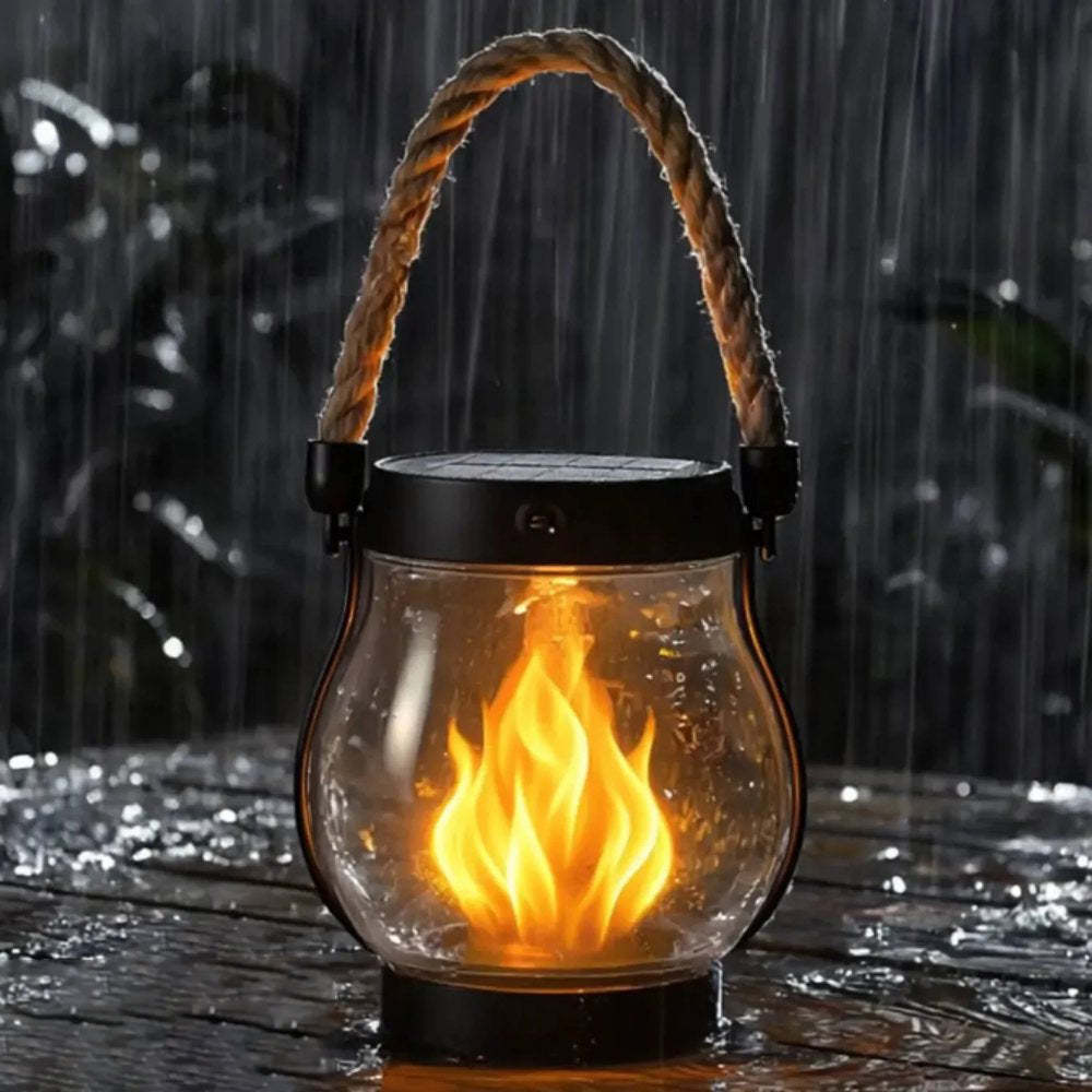 Flame Lamp - Solar Flicker Lantern for Outdoors
