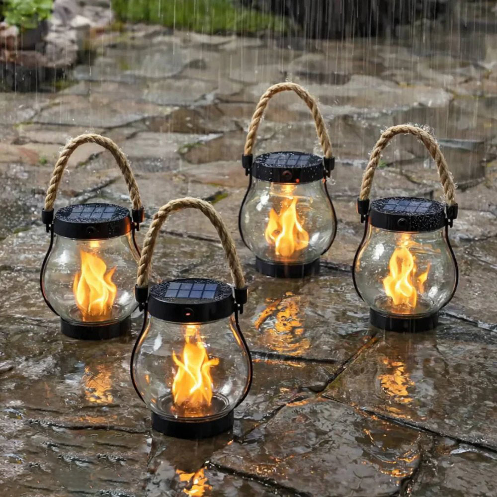 Flame Lamp - Solar Flicker Lantern for Outdoors