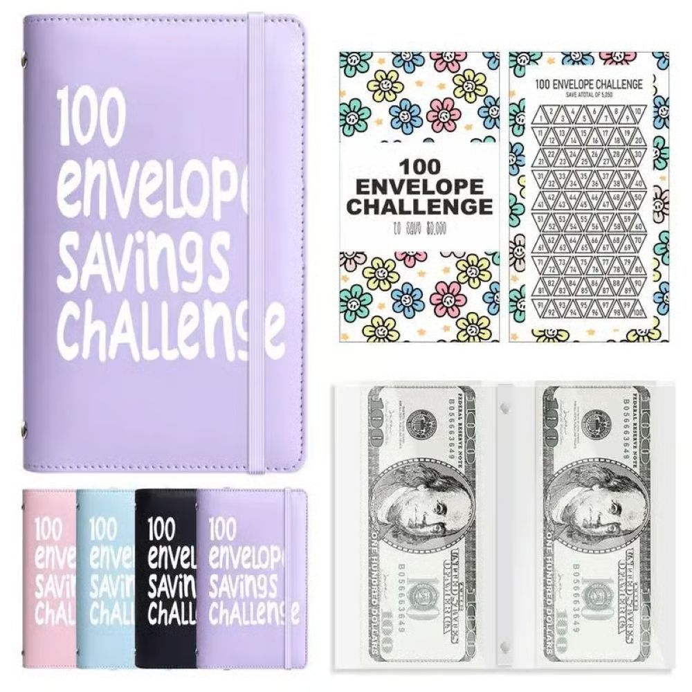 100 Envelope Savings Challenge Book