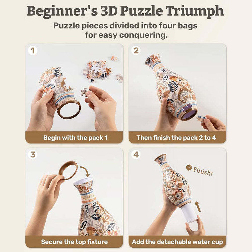 3D Puzzle Vase