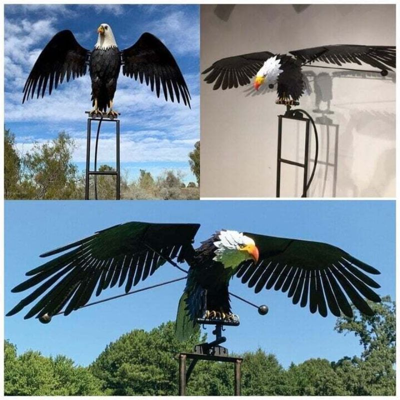 Flying Eagle Garden Stake