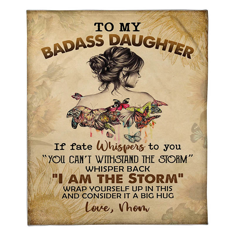 To My Daughter/Granddaughter - A945 - Premium Blanket
