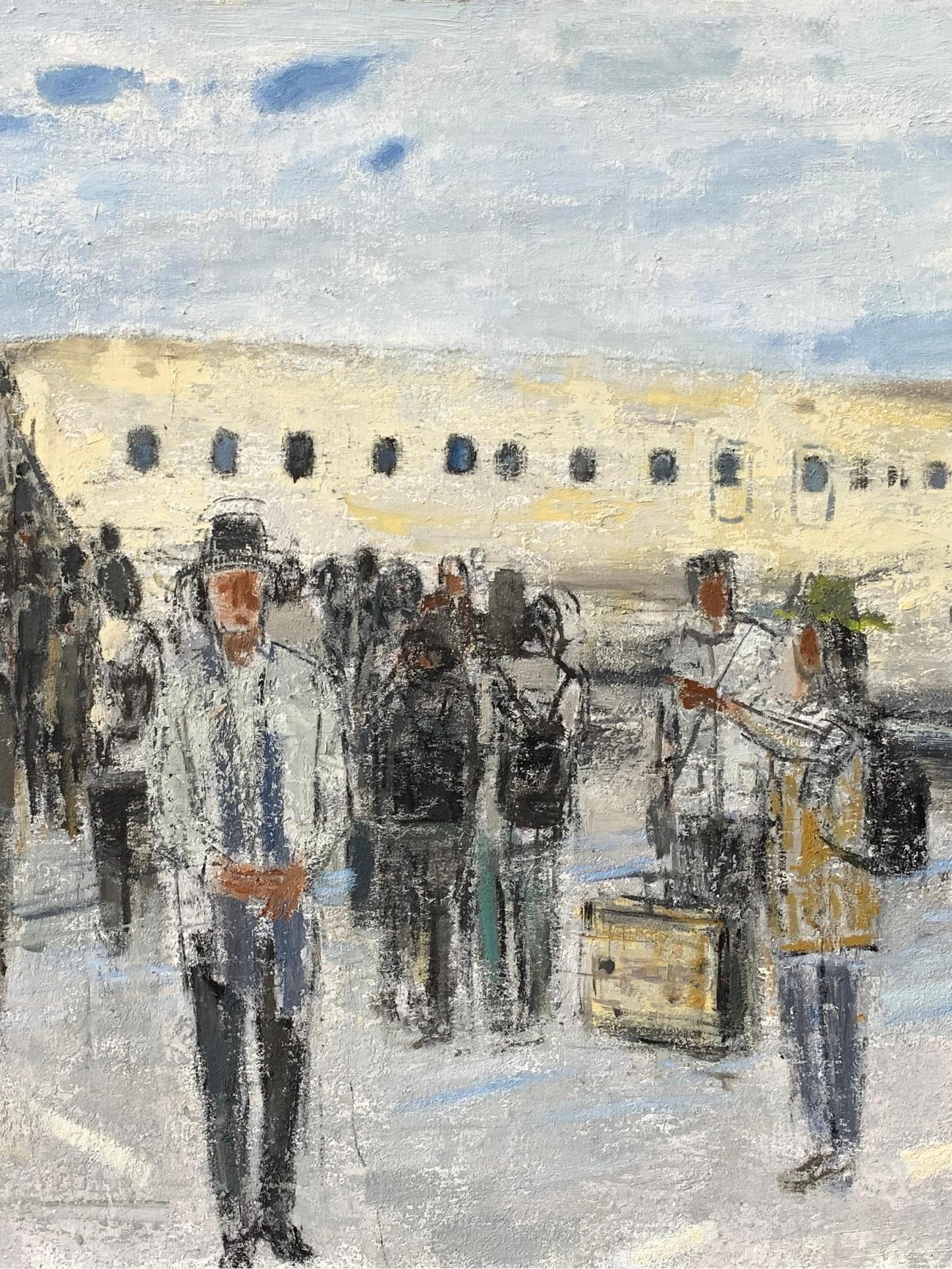 “Scenes on the Journey Home” Oil on Canvas｜120cm × 75cm｜One-of-a-Kind 