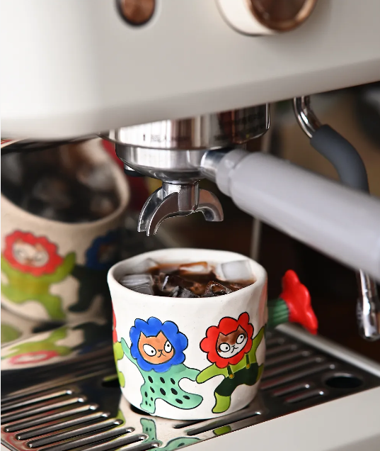 Dancing Cat Mug｜Ceramic Coffee Cup with Cat Handle – Creative & Cute Water Cup · Let's Dance · Cat Mug