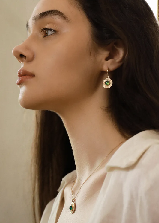 Woven Straw-Inspired Retro Ring · Original Design Pinky Ring / Statement Ring · Niche High-End Style New Year Collection · Earrings · Necklace