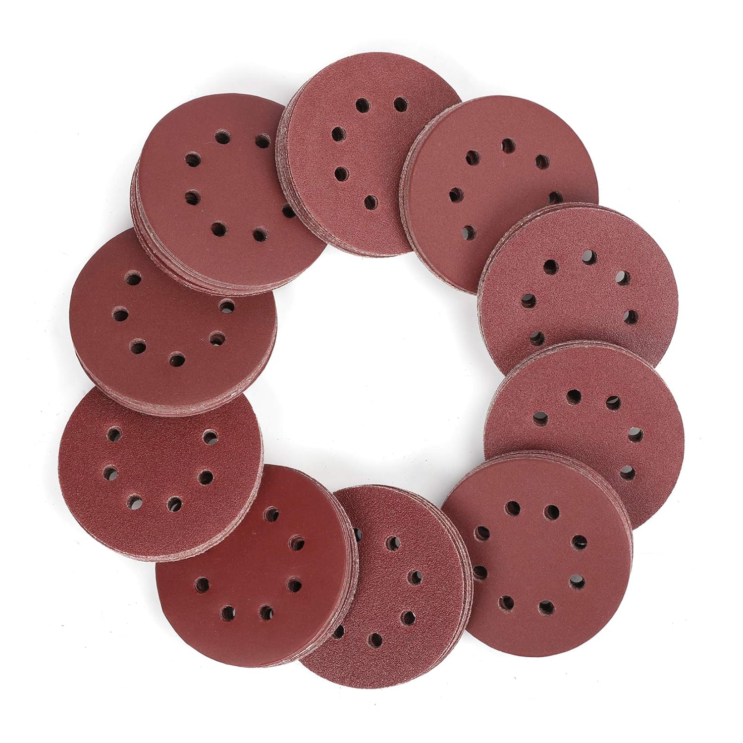 5-Inch 8-Hole Sandpaper