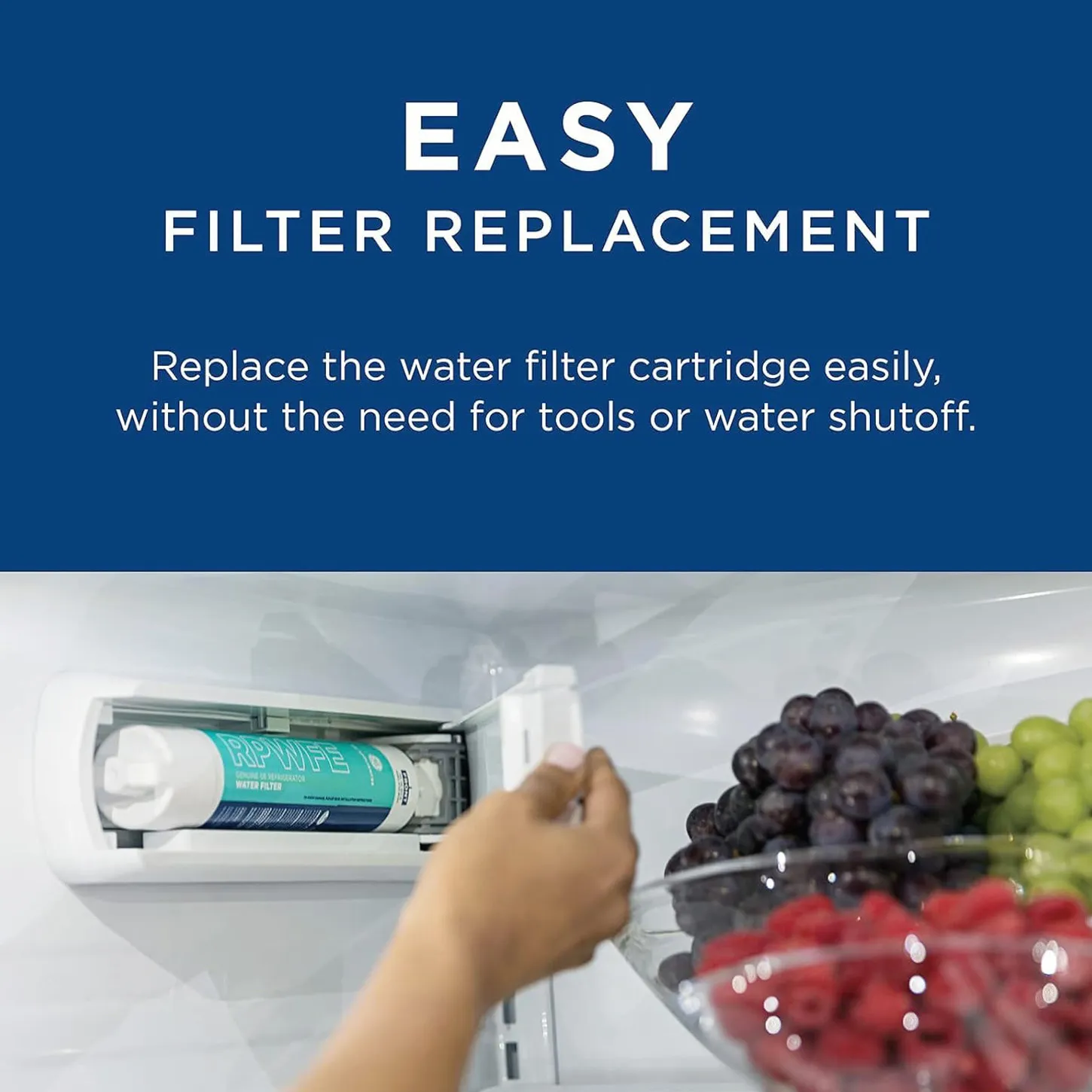 GE RPWFE Refrigerator Water Filter