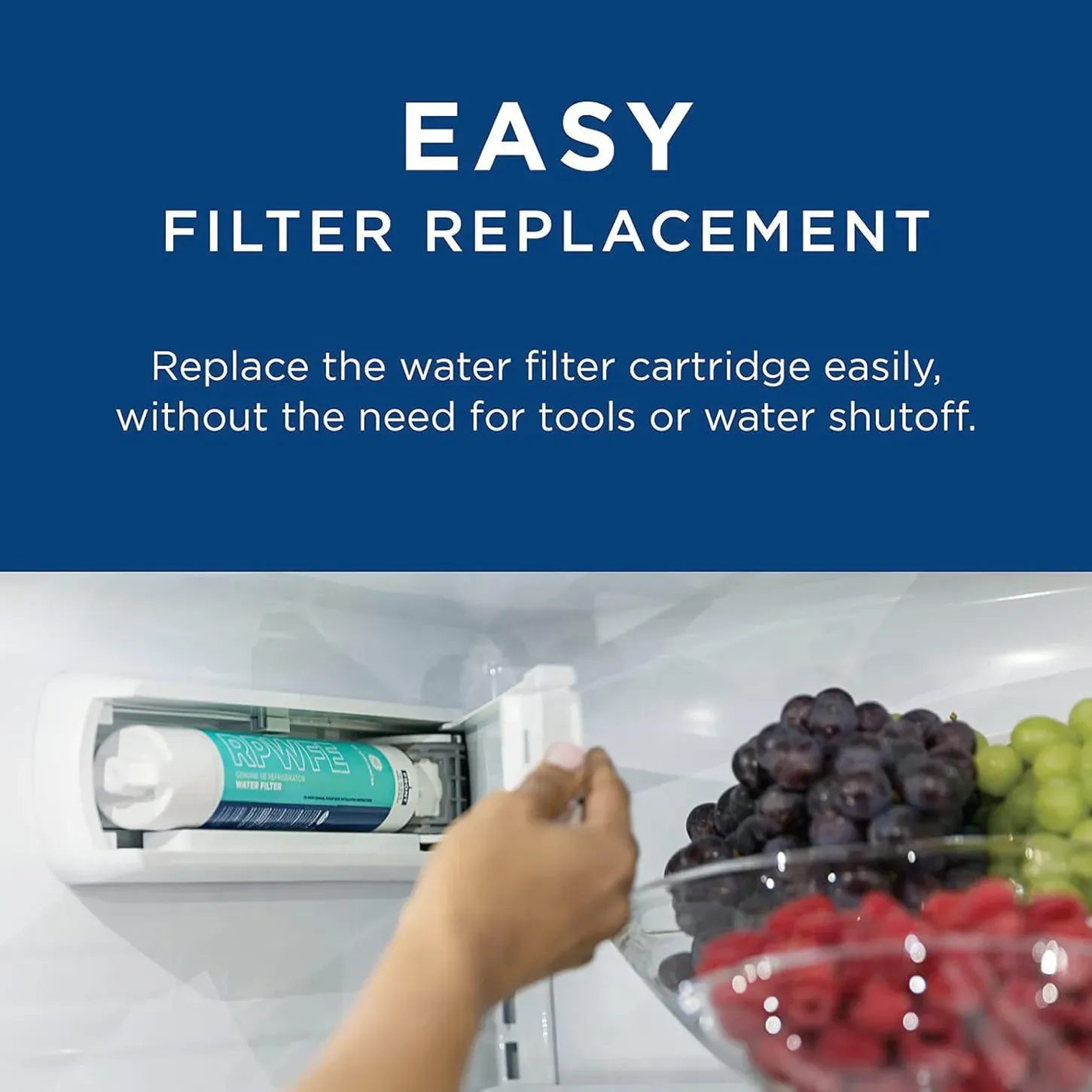 GE RPWFE Refrigerator Water Filter