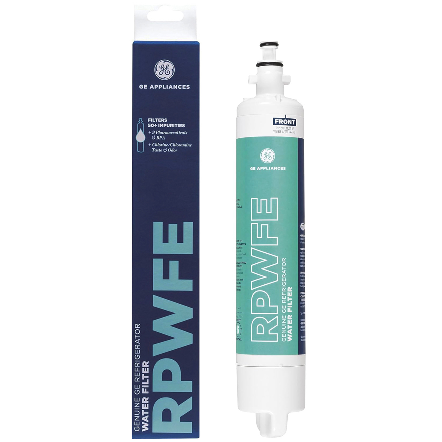 GE RPWFE Refrigerator Water Filter, Reduces lead, sulfur and over 50 other impurities