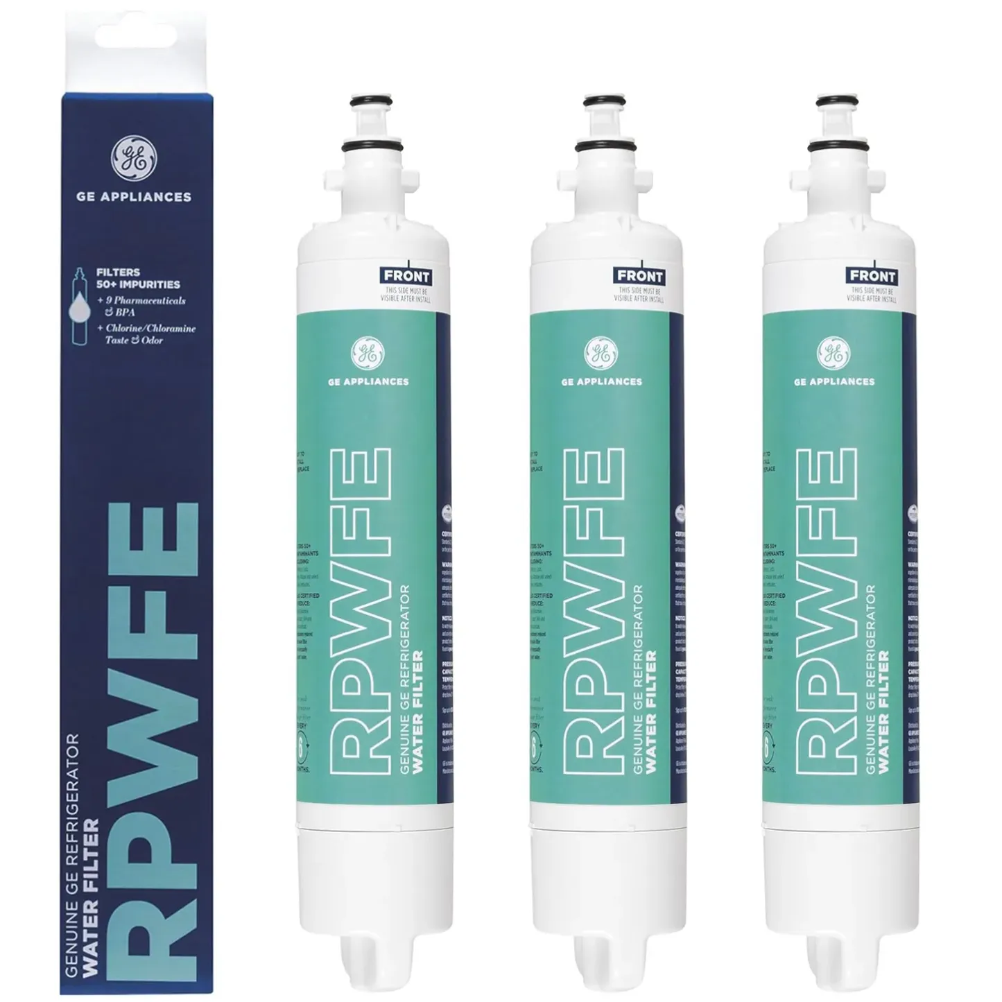 GE RPWFE Refrigerator Water Filter, Reduces lead, sulfur and over 50 other impurities