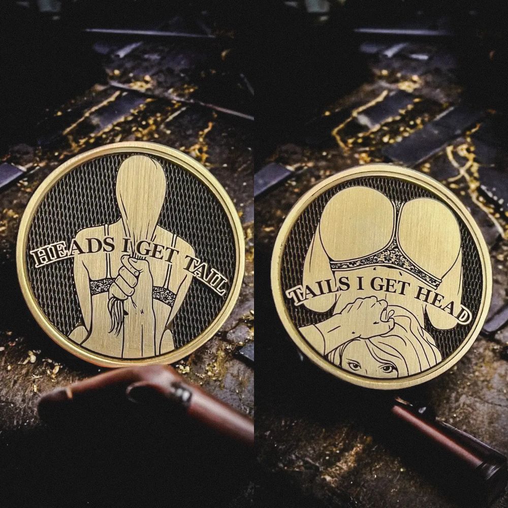 🔥Limited Edition-Early Valentine’s Day Discounts🎁-Funny Heads and Tails Coins