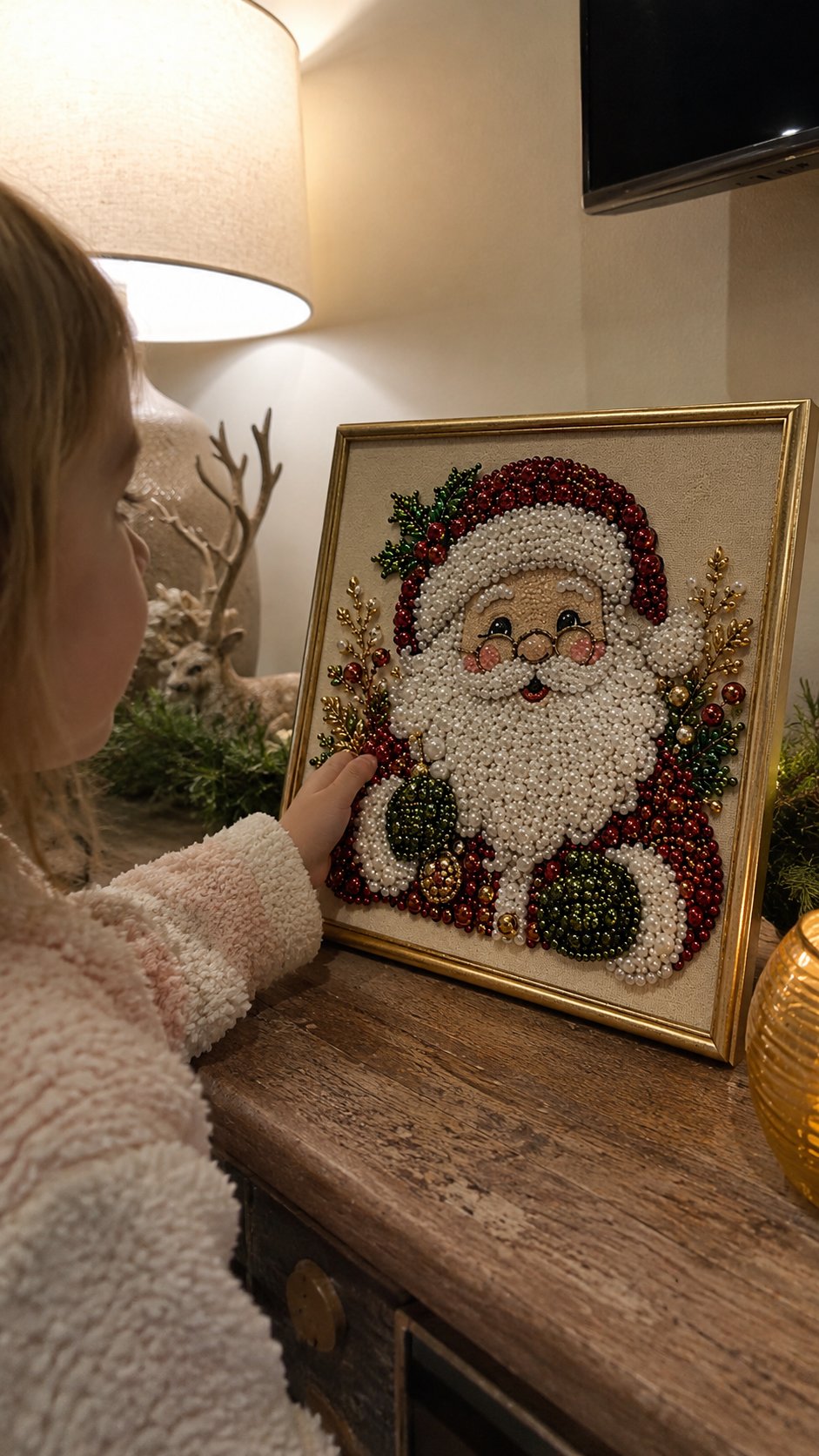 Customer Review Elegant Framed Pearl Artwork